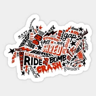 Slang MTB T-Shirt Sticker